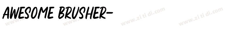 Awesome Brusher字体转换